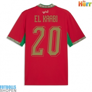Billiga Marocko Ayoub El Kaabi #20 Hemmatröja VM 2026 Kortärmad